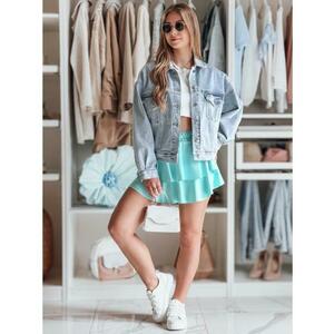 FALBELA menta mini szoknya volánnal kép