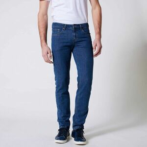 Egyenes, rugalmas farmer lekerekített derékkal, belső szárhossz 72 cm kép