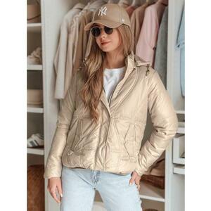 Női átmeneti steppelt kabát MARISSIA bézs kép