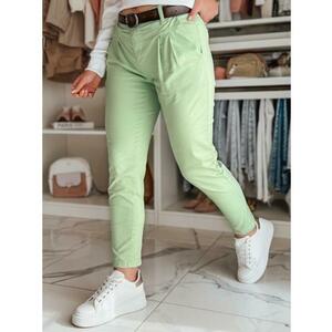 Női chino nadrág övvel MODELA menta kép