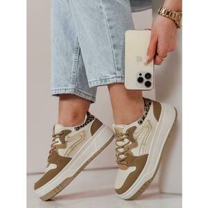 Női platform cipő BEIMEI bézs kép