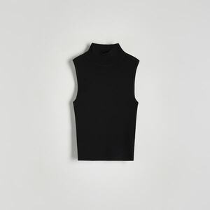 Reserved - Blúz állógallérral - Fekete kép