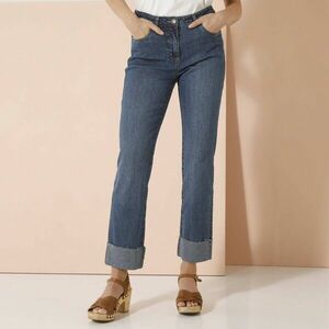 Egyenes, magas derekú 7/8-os farmer kép