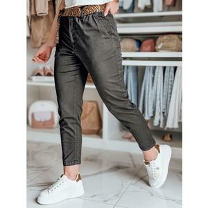 Női nadrág, övvel MADELINA fekete kép