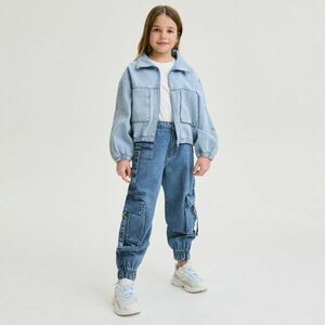 Reserved - Classic denim jogger nadrág - Kék kép