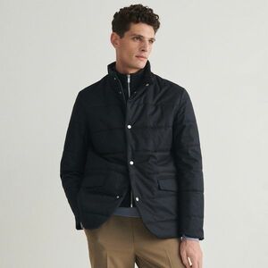 Reserved - Állógalléros steppelt dzseki - Tengerészkék kép