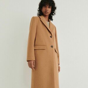 Reserved - Gyapjúszálas kabát - Bézs kép