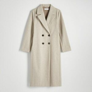 Reserved - Kétsoros kabát - Krém kép