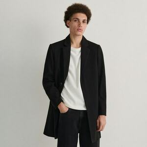 Reserved - Klasszikus hosszú kabát - Fekete kép