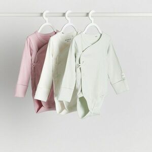 Reserved - 3 darab pamutbody - Krém kép