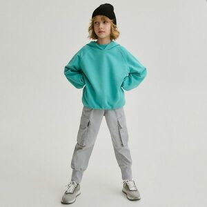 Reserved - Szövet cargo jogger - Világosszürke kép