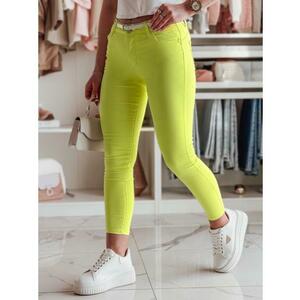 VIVASKIN női skinny nadrág övvel, sárga kép