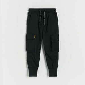 Reserved - Szövet cargo jogger - Fekete kép