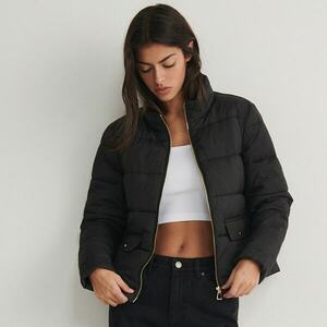 Reserved - Rövid steppelt kabát - Fekete kép