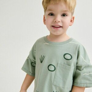 Reserved - Oversized póló zsebbel - Zöld kép