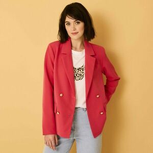 Kétsoros blézer gombos záródással kép