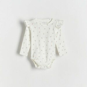 Reserved - Pamutban gazdag body virágmintával - Krém kép