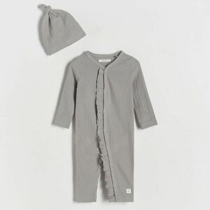 Reserved - Babies` jumpsuit & cap - Szürke kép