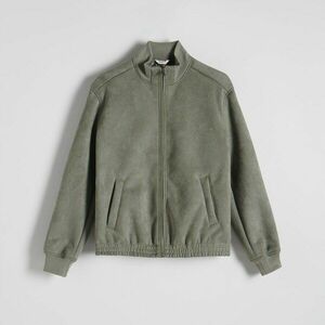 Reserved - Állógalléros dzseki - Khaki kép