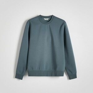 Reserved - Egyszerű, pamutban gazdag melegítőfelső - Kék kép