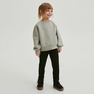 Reserved - Bordás kötésű, pamutban gazdag leggings - Fekete kép