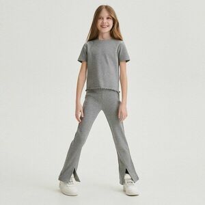 Reserved - Flare nadrág - Világosszürke kép