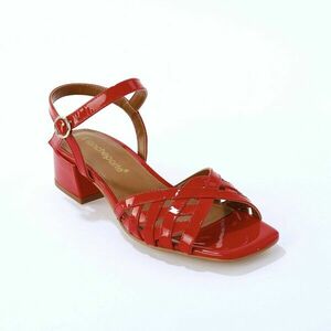 Bőr sarkú szandál kép