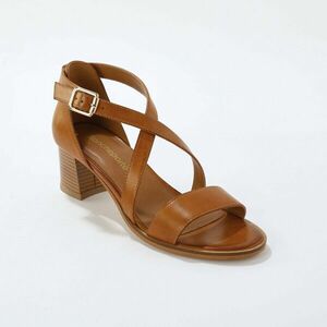 Bőr sarkú szandál kép