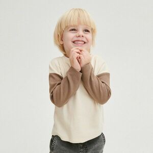 Reserved - Oversized hosszú ujjú póló - Krém kép