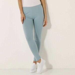 Egyszínű leggings elasztikus derékkal kép