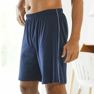 Egyszínű pizsamanadrág kontrasztos szegéllyel kép