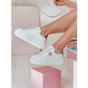 Női platformcipő KITNOT arany kép