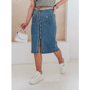 GUZIKOVA kék midi farmer szoknya kép