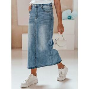 MAXI LONG kék maxi farmer szoknya kép