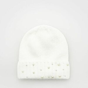 Reserved - Gyöngyös sapka - Fehér kép