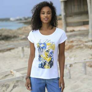 Póló középen nyomtatott pólóval kép