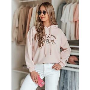 Női oversize pulóver SPECIAL KITTY rózsaszín kép