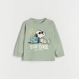 Reserved - Snoopy oversized hosszú ujjú póló - Zöld kép