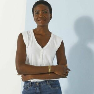 V-nyakú felső madeira kép