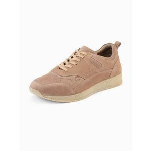 Könnyű férfi szarvasbőr cipő – bézs V3 OM-FOSL-0205 kép