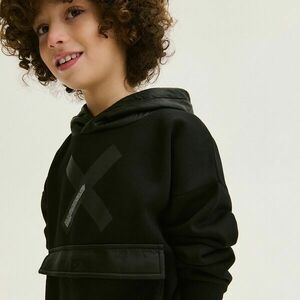 Reserved - Oversized mintás melegítőfelső - Fekete kép