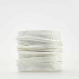 Reserved - Bordás kötésű csősál - Krém kép