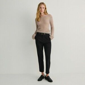 Reserved - Nadrág övvel - Fekete kép