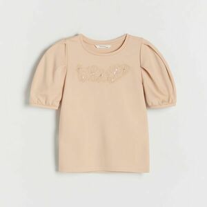 Reserved - Blúz rátéttel - Bézs kép