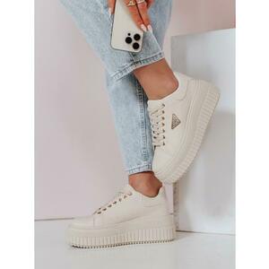 Női platform cipő SNIKPIK bézs kép