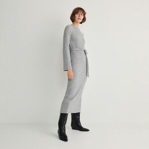 Reserved - Dzsörzéruha megkötős derékövvel - Világosszürke kép