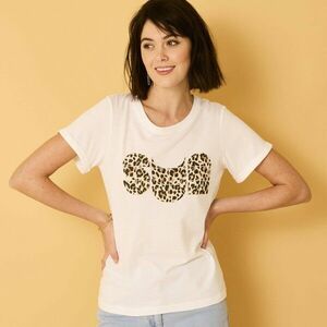 Póló kerek nyakkal és rövid ujjakkal, Sun nyomtatással kép