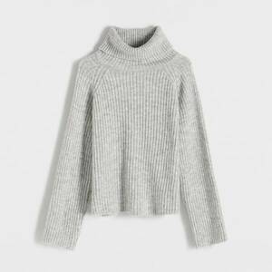 Reserved - Garbónyakú pulóver - Világosszürke kép