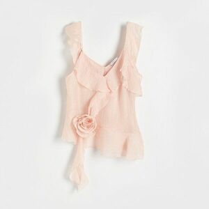 Reserved - Blúz rózsa alakú rátéttel - Rózsaszín kép