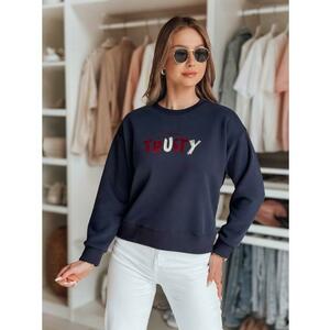 Női oversize pulóver SOFTRUS sötétkék kép